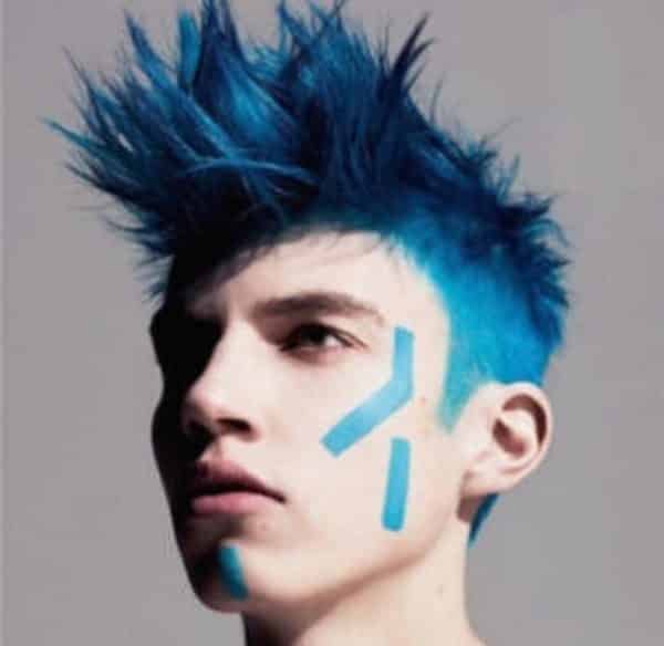 Blue Hair For Guys - 17 Funky Examples | Design Press