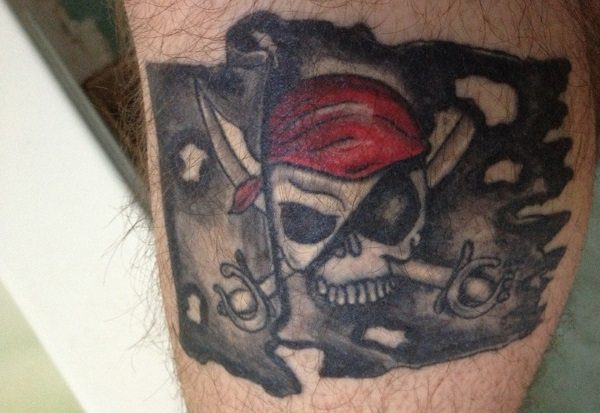 pirate flag tattoo