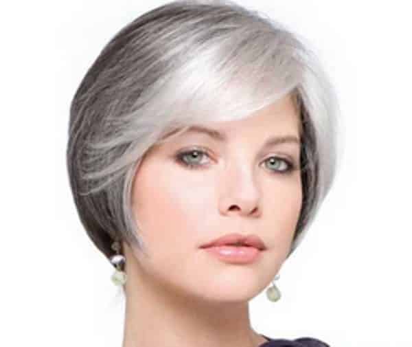 short haircuts for women with gray hair