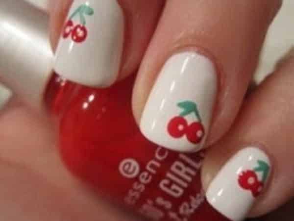 16 Sweet Cherry Nail Art Designs