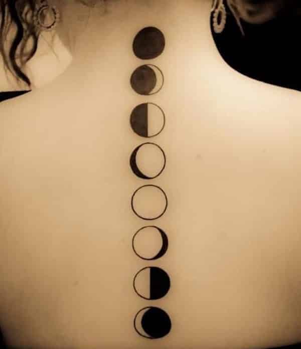 Moon Phases Tattoo Ideas - 17 Magnificent Collections | Design Press