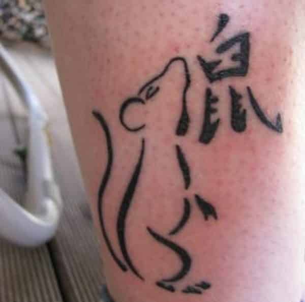 pet rat tattoo
