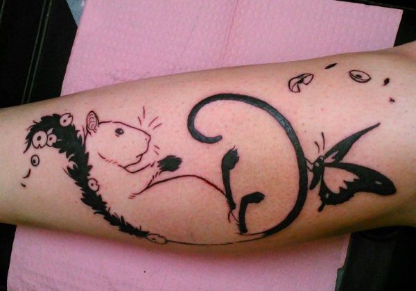 pet rat tattoo