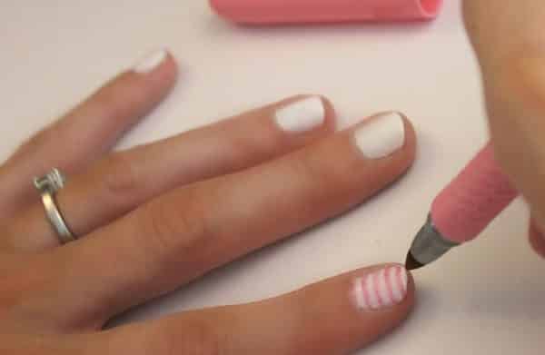 sharpie nail art