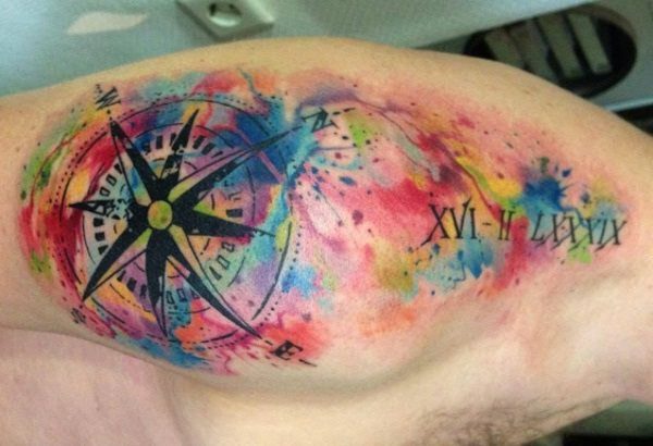 watercolor tattoo
