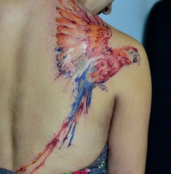 watercolor tattoo