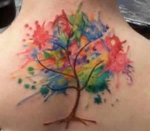 watercolor tattoo