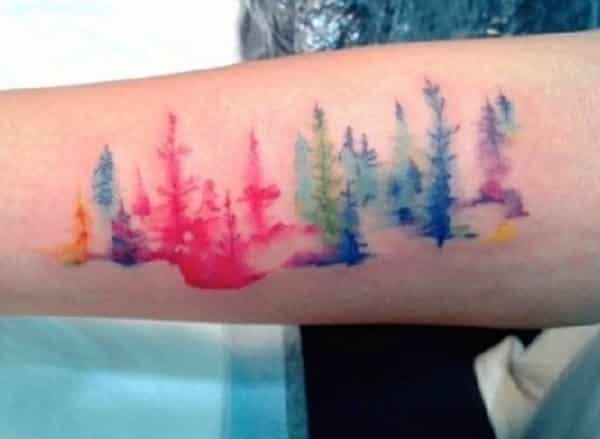 watercolor tattoo