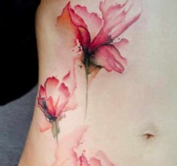 watercolor tattoo