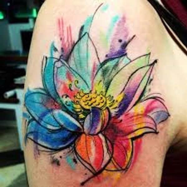 watercolor tattoo