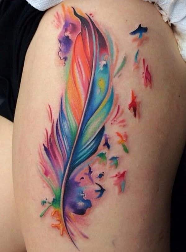 watercolor tattoo