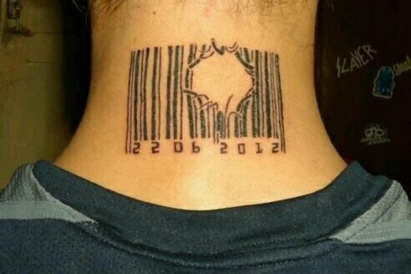 barcode tattoo