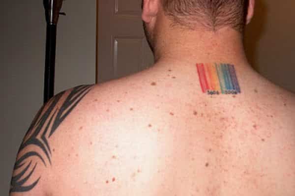 barcode tattoo