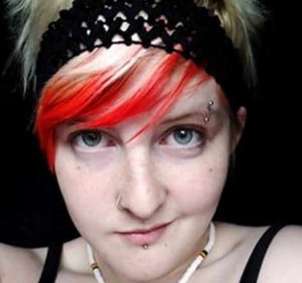 bright hair color ideas for bangs