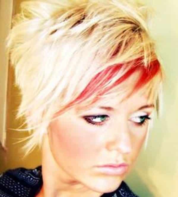 bright hair color ideas for bangs