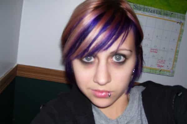 bright hair color ideas for bangs