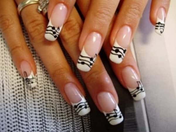	music note nail art ideas	