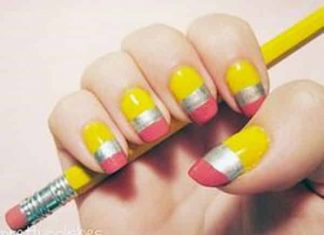 10 Perfect Pencil Nail Art Designs for Back To School