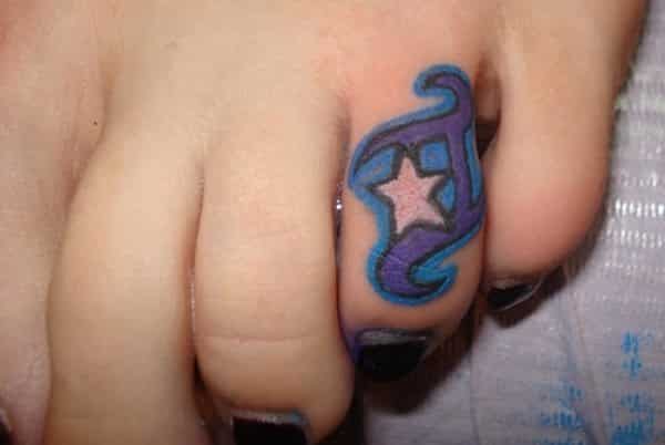  toe tattoo design ideas 