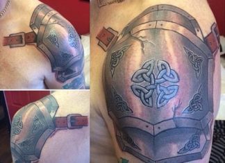 15 Sensational Shoulder Armor Tattoo Ideas
