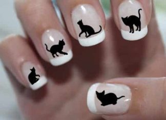 25 Cute Cat Nail Art Designs