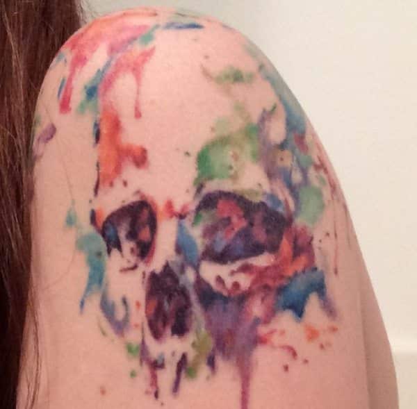 Creepy Skull tattoo by Marcin Sokolowski  Post 24560
