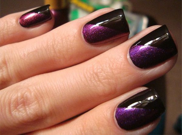 15 Luxurious Dark Purple Nail Art Designs Design Press