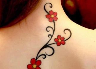 20 Fanciful Flower Spine Tattoo Ideas