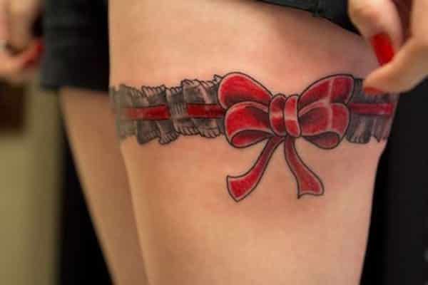garter belt tattoo ideas