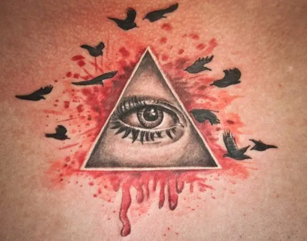 bloody tattoo design