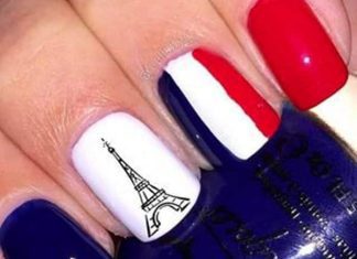 10 Fantastic France Nail Art Designs