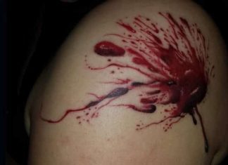 18 Stunning Splattered Tattoo Design Ideas