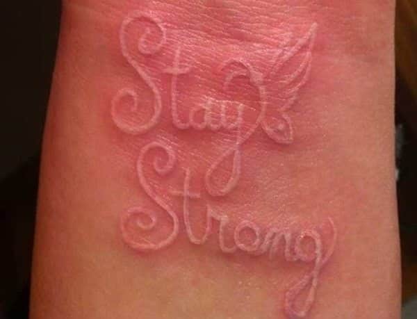stay strong tattoo design