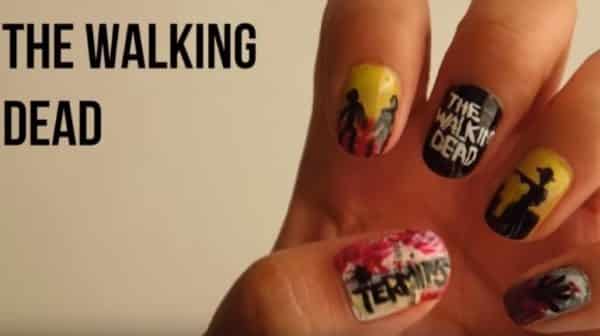 walking dead nail art 4