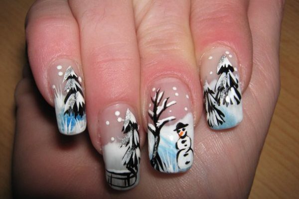 winter nail art 