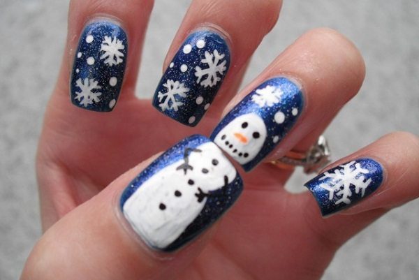 winter nail art 