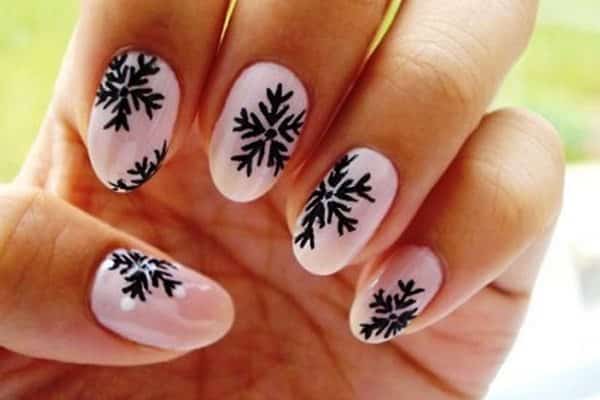 winter nail art 