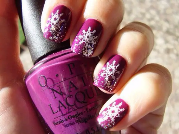 winter nail art 