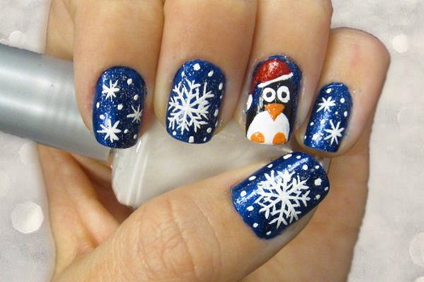 winter nail art 