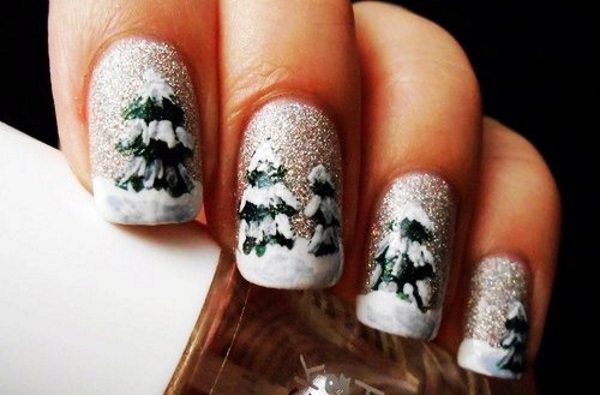 winter nail art 
