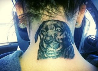 12 Black Lab Tattoo Designs