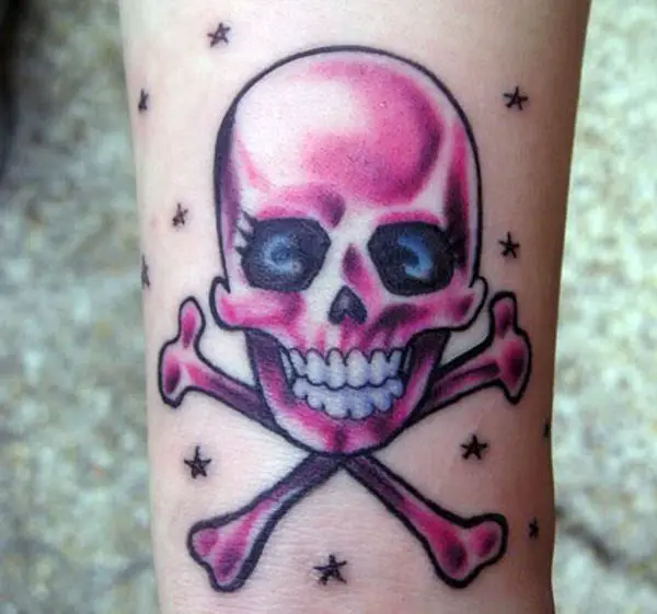 cute skull tattoo