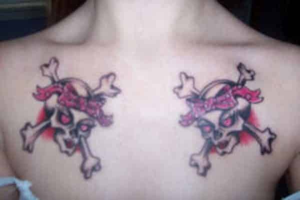 cute skull tattoo