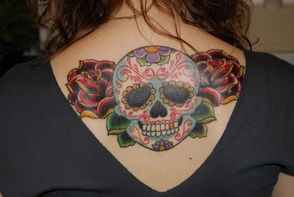 cute skull tattoo