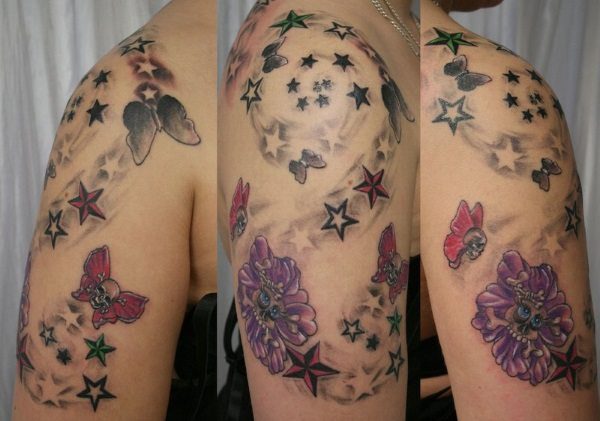 cute skull tattoo