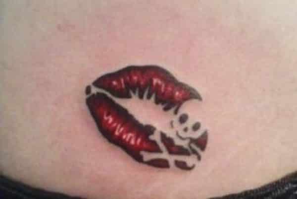 cute skull tattoo