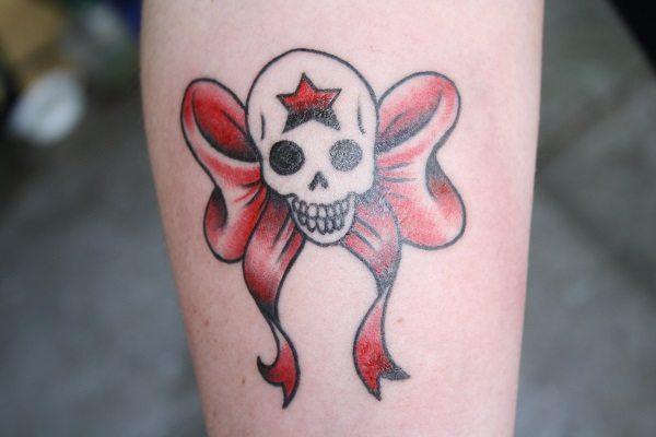 cute skull tattoo