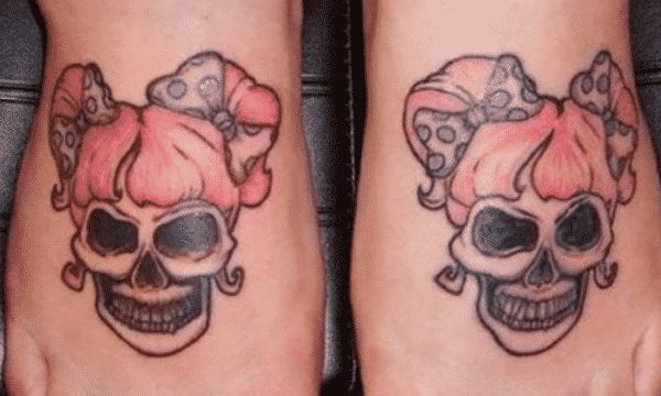 18 Cute Skull Tattoo Designs for Women cute skull tattoo 8