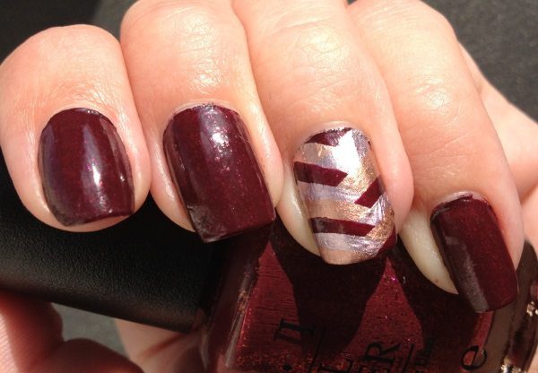 14 Low Key Maroon Christmas Nail Art Designs
