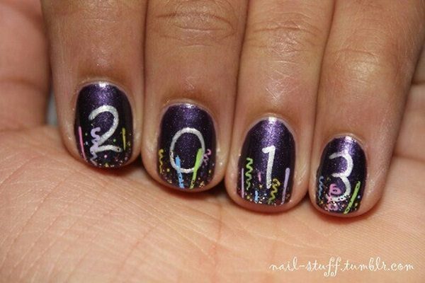 16 New Year Nail Art Designs for 2016